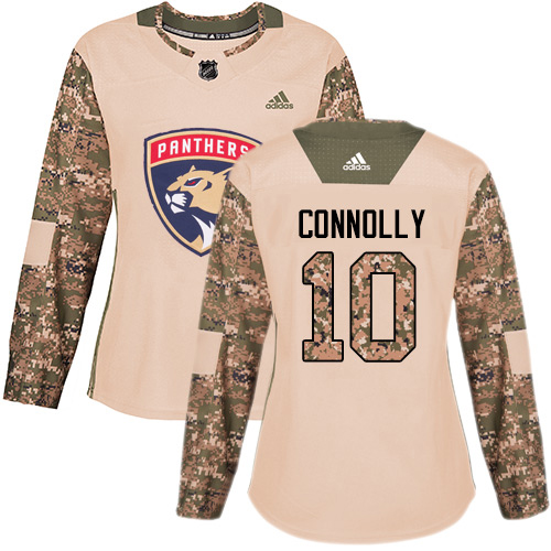 Adidas Panthers #10 Brett Connolly Camo Authentic 2017 Veterans Day Women's Stitched NHL Jersey